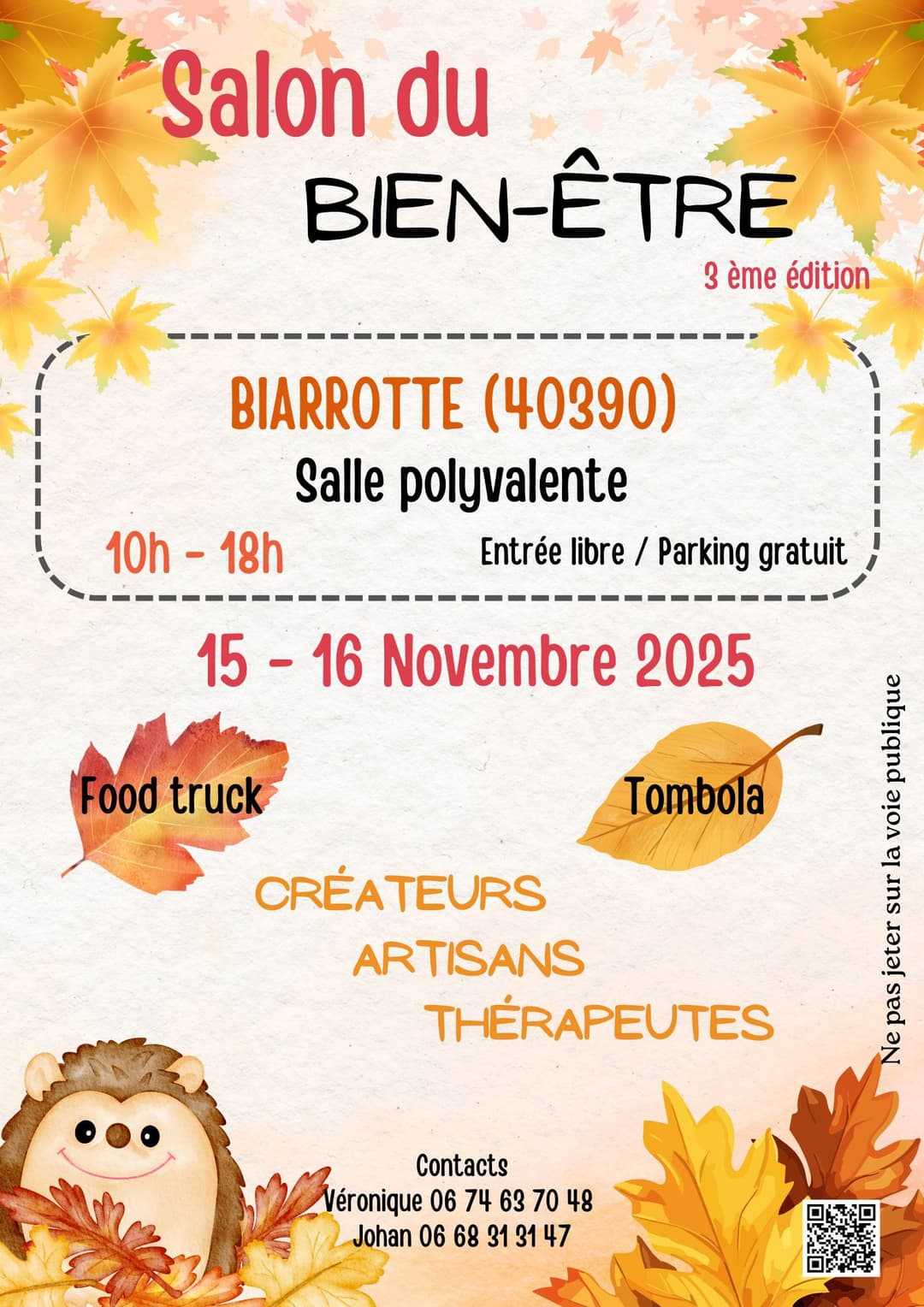 Flyer du prochain salon